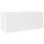 Fioriera da Giardino Bianca 110x40x46 cm Legno Massello di Pino