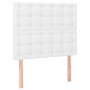 Giroletto a Molle con Materasso Bianco 80x200 cm in Similpelle