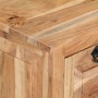 Panca con Scarpiera 85x40x45 cm in Legno Massello di Acacia