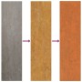 Letto Rialzato da Giardino Ruggine 100x40x77 cm Acciaio Corten