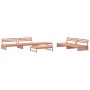 Set Divani Giardino 6 pz con Cuscini Legno Massello di Douglas