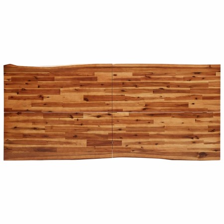 Tavolo da Pranzo Bordi Vivi 200x90x75 cm Legno Massello Acacia