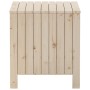 Contenitore con Coperchio RANA 60x49x54 cm Legno Massello Pino