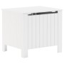 Contenitore con Coperchio RANA Bianco 60x49x54 cm Massello Pino