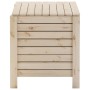 Contenitore con Coperchio RANA 100x49x54 cm Legno Massello Pino