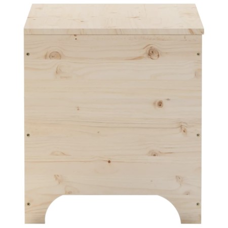 Contenitore con Coperchio RANA 60x49x54 cm Legno Massello Pino