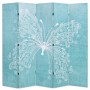 Paravento Pieghevole 200x170 cm Stampa Farfalla Blu