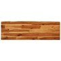 Set da Pranzo 3 pz con Bordi Vivi in Legno Massello di Acacia
