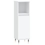 Set Mobili da Bagno 3 pz Bianco in Legno Multistrato