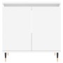 Set Mobili da Bagno 3 pz Bianco in Legno Multistrato