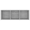 Mobile Porta TV Grigio Cemento 107x35x37 cm Legno Multistrato