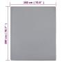 Lenzuolo con Angoli Jersey Grigio 180x200 cm Cotone