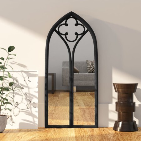 Specchio Nero 100x45 cm Ferro per Uso Interno