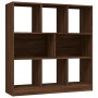 Libreria Rovere Marrone 97,5x29,5x100 cm in Legno Multistrato