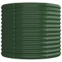 Letto Giardino Acciaio Verniciato a Polvere 224x80x68 cm Verde
