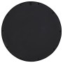 Specchio Nero 60x4 cm Rotondo in Ferro per Uso Interno