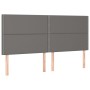Giroletto a Molle con Materasso Grgio 200x200 cm in Similpelle