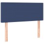 Giroletto a Molle con Materasso Blu 90x190 cm in Tessuto