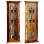Appendiabiti 2 pz in Legno Massello di Recupero 38x100 cm