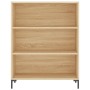 Credenza Rovere Sonoma 69,5x32,5x180 cm Legno Multistrato