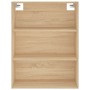 Credenza Rovere Sonoma 69,5x32,5x180 cm Legno Multistrato