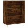 Credenza Rovere Fumo 69,5x32,5x180 cm Legno Multistrato