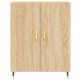 Credenza Rovere Sonoma 69,5x34x180 cm in Legno Multistrato