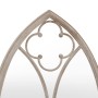 Specchio da Giardino Sabbia 100x45 cm in Ferro per Uso Esterno