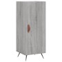 Credenza Grigio Sonoma 34,5x34x180 cm in Legno Multistrato