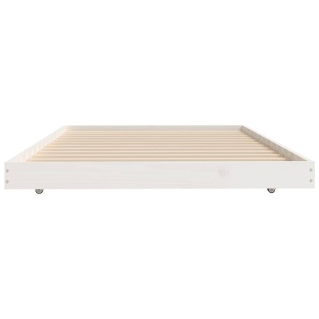 Giroletto Bianco 80x200 cm in Legno Massello di Pino