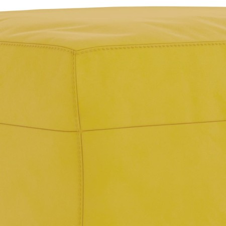 Set di Divani 3 pz con Cuscini giallo in Velluto