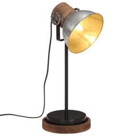 Lampada da Scrivania 25 W Argento Vintage 17x17x50 cm E27