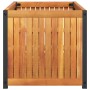 Fioriera da Giardino 85x45x44 cm in Legno Acacia e Acciaio