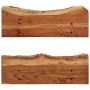 Mensole 2 pz 60x20x18 cm in Legno Massello di Acacia