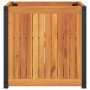 Fioriera da Giardino 45x45x44 cm in Legno Massello di Acacia