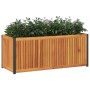 Fioriera da Giardino 110x45x44 cm in Legno Acacia e Acciaio