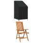 Copertura Sedia da Giardino Nera 70x70x85/125 cm 420D Oxford