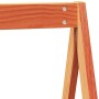Letto a Soppalco con Tetto Cera 80x200 cm in Legno di Pino