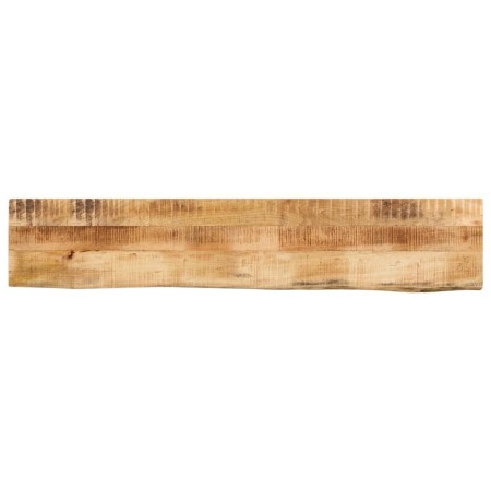 Piano Tavolo 160x40x2,5 cm Bordi Vivi Legno di Mango Grezzo