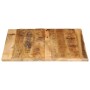 Piano Tavolo 110x80x2,5 cm Bordi Vivi Legno di Mango Grezzo