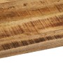 Piano Tavolo 110x80x2,5 cm Bordi Vivi Legno di Mango Grezzo