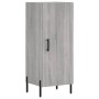 Credenza Grigio Sonoma 34,5x34x180 cm in Legno Multistrato