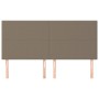 Testiere 4 pz Tortora 80x5x78/88 cm in Tessuto