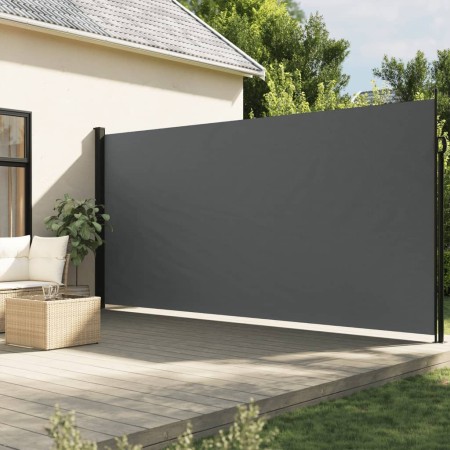 Tenda da Sole Laterale Retrattile Antracite 220x600 cm