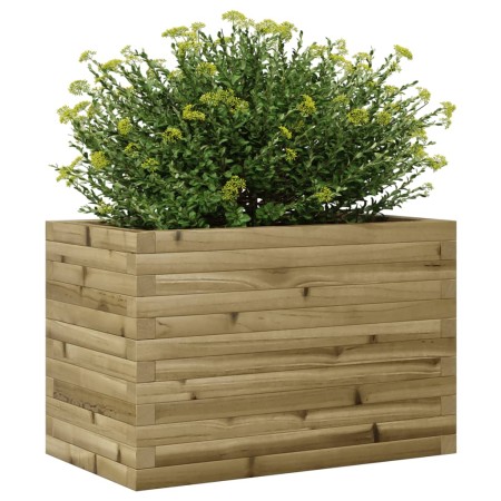 Fioriera da Giardino 70x40x46 cm in Legno di Pino Impregnato