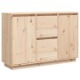 Credenza 110x34x75 cm in Legno Massello di Pino