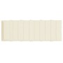 Cuscino per Lettino Crema 180x60x3 cm in Tessuto Oxford