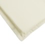 Cuscino per Lettino Crema 180x60x3 cm in Tessuto Oxford