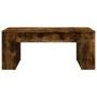 Tavolino da Salotto Rovere Fumo 102x55x42 cm Legno Multistrato