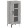 Credenza Grigio Sonoma 34,5x34x180 cm in Legno Multistrato